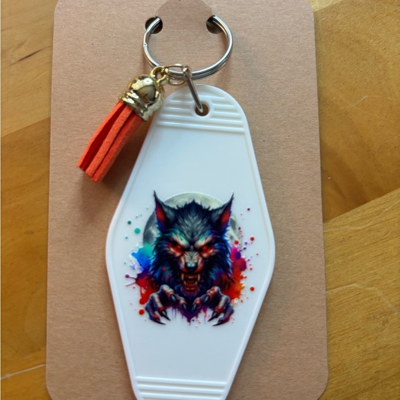 Hand Crafted Other - Werewolf key chain handcrafted by me